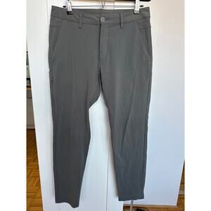 BYLT Men's Everyday Athleisure Causal Stretch Tapered Pant 2.0, Size M, Gray